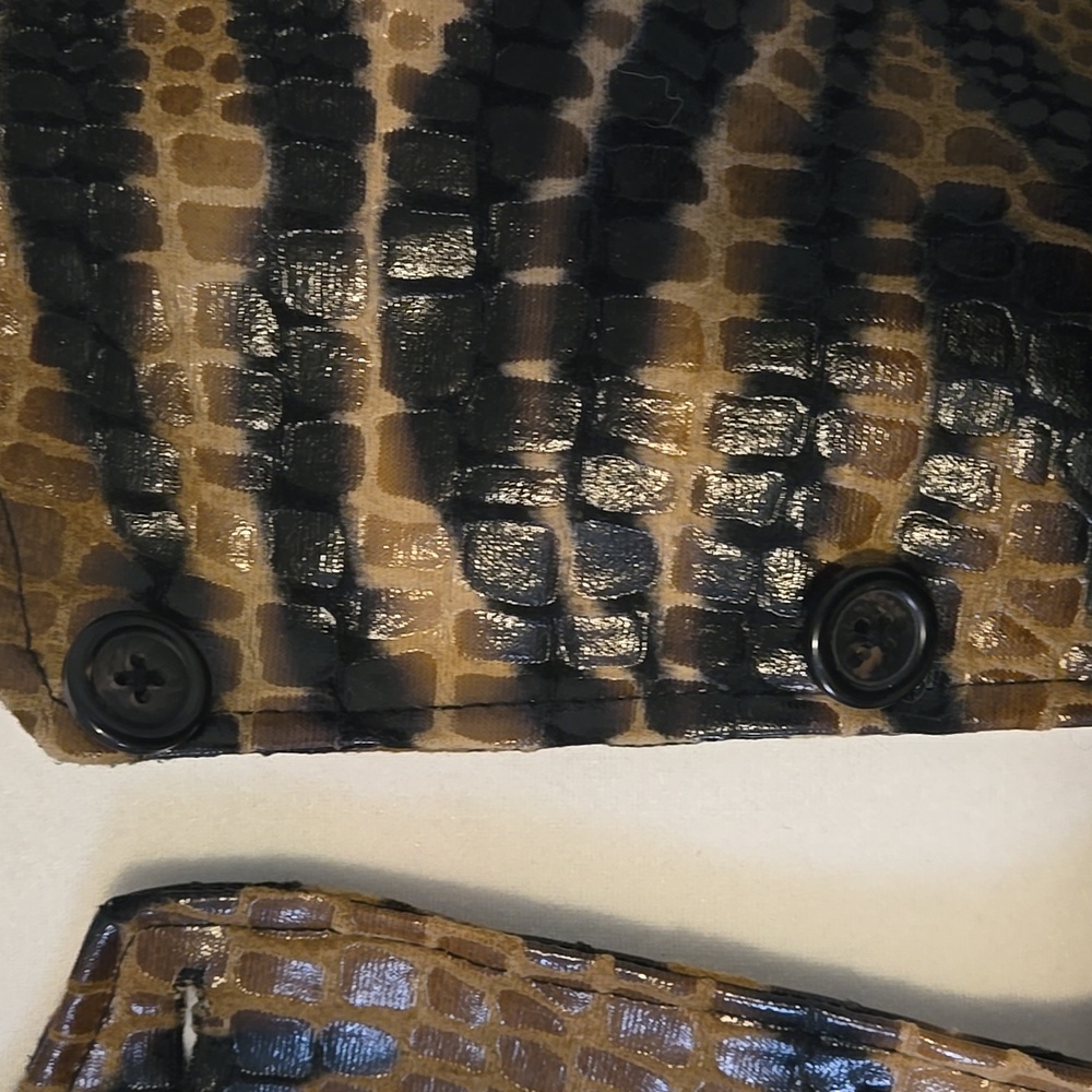 Textured animal print jacket - Picture 3 of 4